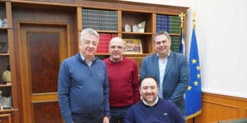 Συνάντηση Περιφερειάρχη Κρήτης με τον Πρόεδρο της  Ελληνικής Παραολυμπιακής Επιτροπής