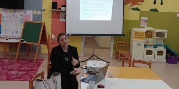 Ομιλία της Χ. Τυμπακιανάκη στο Βρεφονηπιακό Σταθμό Κριτσάς