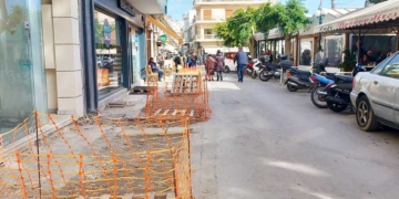 Προβληματισμός για την ποιότητα του έργου της ανάπλασης του κέντρου της Σητείας