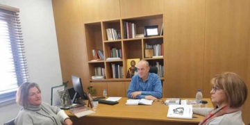 Συνάντηση του Δημάρχου Ιεράπετρας με την προϊσταμένη της Εφορείας Αρχαιοτήτων Λασιθίου