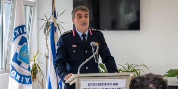 Ανέλαβε καθήκοντα ο νέος Γενικός Περιφερειακός Αστυνομικός Διευθυντής Κρήτης Ν. Σπυριδάκης