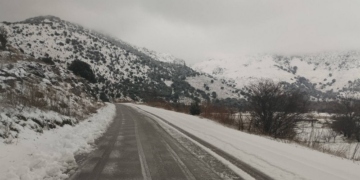 Ανοικτοί οι δρόμοι στο Οροπέδιο Λασιθίου μετά τον καθαρισμό τους από το χιόνι (βίντεο)