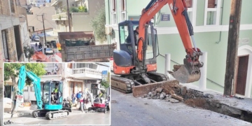 Υπογειοποιήσεις καλωδίων στην πόλη του Αγ. Νικολάου