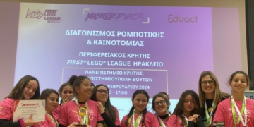 Η ομάδα «Cretan Dynamic Girls» από την Ιεράπετρα κατασκεύασε ρομποτική λύρα και προκρίθηκε στους τελικούς “FIRST LEGO League Greece” στη Θεσσαλονίκη