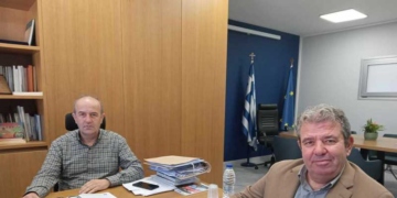 Συνάντηση Δημάρχου Ιεράπετρας με τον Διευθυντή Δευτεροβάθμιας εκπαίδευσης Ν. Λασιθίου Αθ. Κατσαγκόλη