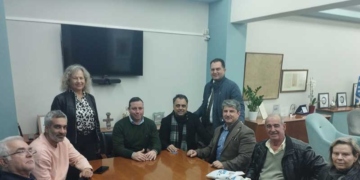 Εθιμοτυπική επίσκεψη εκπροσώπων του κλάδου Τουριστικών Καταλυμάτων στο Δήμαρχο Αγίου Νικολάου