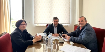 Συνάντηση Αντιπεριφερειάρχη Λασιθίου με την Πρόεδρο του Τ.Ο.Ε.Β. Καλαμαύκας