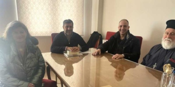 Συνάντηση Αντιπεριφερειάρχη Λασιθίου με τον Πρόεδρο του Ευρωπαϊκού Διαπανεπιστημιακού Ινστιτούτου Ελληνικής Γλώσσας, Ορθοδόξου Θεολογίας και Πολιτισμού