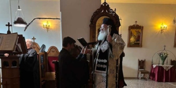 Η πρώτη Λειτουργία των Προηγιασμένων Τιμίων Δώρων στον Ιερό Καθεδρικό Ναό Αγίας Φωτεινής Ιεράπετρας
