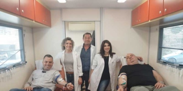 Eθελοντική αιμοδοσία από την Ένωση Αστυνομικών Υπαλλήλων Λασιθίου