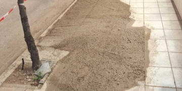 Προσωρινή η αποκατάσταση με αυτό τον τρόπο των έργων μπροστά από το κινηματοθέατρο ΡΕΞ