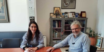 Συνάντηση του Δημάρχου Σητείας με τη βουλευτή Λασιθίου Κ. Σπυριδάκη