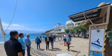 Στην παραλία της Κιτροπλατείας τοποθετήθηκε το πρώτο μηχάνημα SEATRAC στον Δήμο Αγ. Νικολάου (βίντεο)