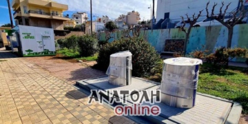 Ξεκίνησαν να λειτουργούν οι υπογειοποιημένοι κάδοι στον Άγ. Νικόλαο