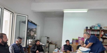 Αυτοψία του Αντιπεριφερειάρχη Λασιθίου στις πληγείσες από την πυρκαγιά της 6ης Απριλίου περιοχές της Ιεράπετρας και στον ΤΟΕΒ Σχινοκαψάλων