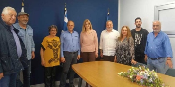 Συνάντηση Δημάρχου Ιεράπετρας με τη Δώρα Αυγέρη και στελέχη του ΣΥΡΙΖΑ – ΠΣ