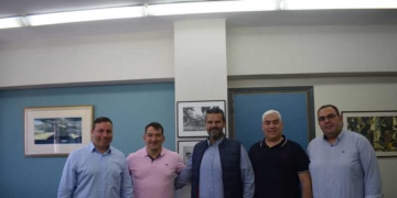 Συνάντηση Δημάρχου Αγίου Νικολάου με τον Ολυμπιονίκη Πύρρο Δήμα