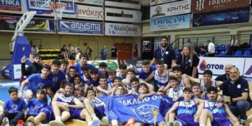 Η ομάδα του ΗΡΑΚΛΕΙΟ ΟΑΑ κατέκτησε το πρωτάθλημα Εφήβων της Ε.ΚΑ.Σ.Κ