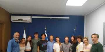 Φοιτητές οι οποίοι σπουδάζουν στο Πανεπιστήμιο του Portland στο Oregon επισκέφτηκαν το δήμαρχο Ιεράπετρας