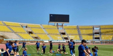 Το Παγκρήτιο Στάδιο φιλοξενεί την Εθνική Γυναικών Ποδοσφαίρου και τα μέλη της Εθνικής ομάδας στον Ακοντισμό