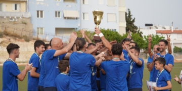 Στιγμές από τον τελικό του κυπέλλου ΕΠΣΛ Αναγέννηση-ΑΟΑΝ