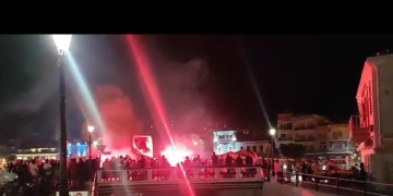 Ο θρίαμβος του Ολυμπιακού στον τελικό του ECL, γιορτάστηκε στον Άγιο Νικόλαο (βίντεο)