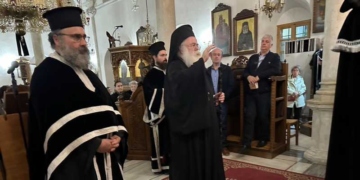 Ο Όρθρος της Μεγάλης Τετάρτης στον Ι. Μητροπολιτικό Ναό Αγίου Γεωργίου Ιεράπετρας
