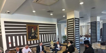 Επίσκεψη του Υφυπουργού Αγροτικής Ανάπτυξης και Τροφίμων κ. Σταύρου Κελέτση στον Σεβ. Μητροπολίτη Ιεραπύτνης και Σητείας κ. Κύριλλο