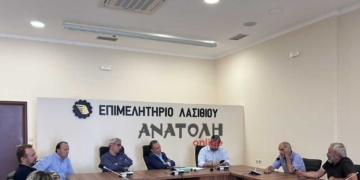 Συνάντηση του Υφυπουργού Αγροτικής Ανάπτυξης και τροφίμων στον Αγ. Νικόλαο με τοπικούς φορείς (βίντεο)