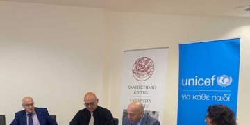 Μνημόνιο συνεργασίας υπέγραψαν το Πανεπιστήμιο Κρήτης και η UNICEF