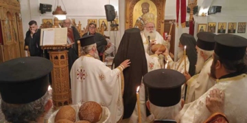 Η αναστάσιμη Ακολουθία του Εσπερινού της Αγάπης στον Ιερό Ναό Αγίου Γεωργίου Σητείας