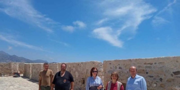 O Δήμαρχος Ιεράπετρας ενημερώθηκε για την πορεία εργασιών στο Φρούριο Καλέ