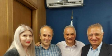 Τον  ευρωβουλευτή Μανώλη Κεφαλογιάννη δέχθηκε στο γραφείο του ο Δήμαρχος Ιεράπετρας