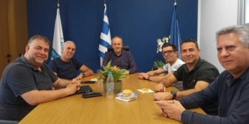 Ο  Δήμαρχος Ιεράπετρας συναντήθηκε με μέλη του Δ.Σ. του Επιστημονικού Συλλόγου Ελεύθερων Επαγγελματιών Μηχανικών Ιεράπετρας