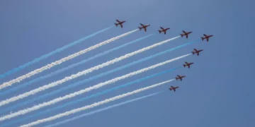 Μάχης της Κρήτης: Εντυπωσιακή επίδειξη των Red Arrows στα Χανιά