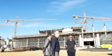 Άκης Σκέρτσος: Επίσκεψη στο εργοτάξιο του νέου Διεθνούς Αεροδρομίου Ηρακλείου, στο Καστέλι