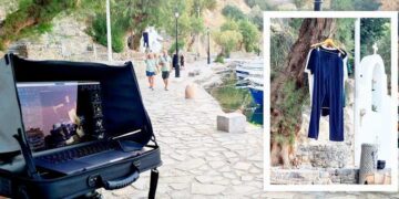 Η Λίμνη του Αγίου Νικολάου έγινε σκηνικό για φωτογράφιση επώνυμων ρούχων