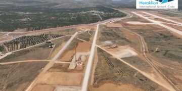 Προχωρούν τα έργα στο νέο αεροδρόμιο στο Καστέλι (βίντεο)