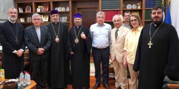 Επίσκεψη του Πατριάρχη Κωνσταντινουπόλεως της Αρμενικής Αποστολικής Εκκλησίας στον Περιφερειάρχη Κρήτης