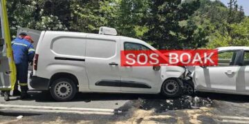 Νέο τροχαίο δυστύχημα στους δρόμους της Κρήτης