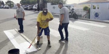Ανανεωμένες διαβάσεις πεζών σε όλη την επικράτεια του Δήμου Σητείας