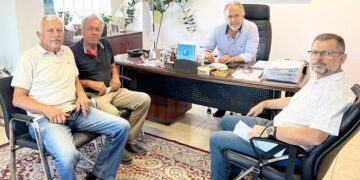 Επίσκεψη του διευθυντή ΕΛΓΑ Κρήτης στον Δήμο Σητείας