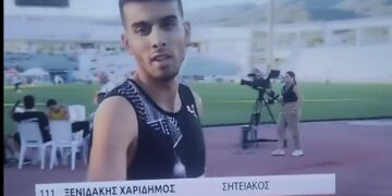 Πανελληνιονίκης στα 800μ. ο Χαρ.Ξενιδάκης του ΣΑΟ