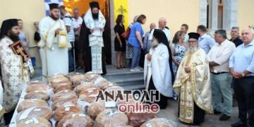 Ο εσπερινός στην Αγία Μαρίνα στις Λίμνες (βίντεο)