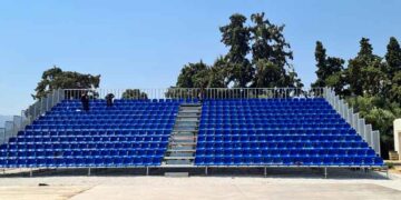 Έτοιμο το ανοιχτό θέατρο στη Δημοτική Παραλία Αγ. Νικολάου