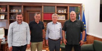 Συνάντηση με τον Περιφερειάρχη Κρήτης της Ένωσης Αστυνομικών Υπαλλήλων Λασιθίου