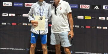 Ασημένιος ο Μάνος Βάρδας του ΓΣ Αγίου Νικολάου