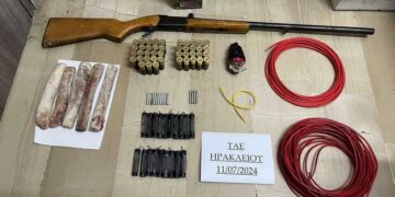 Συνελήφθη για παράνομη κατοχή εκρηκτικών υλών και για παραβάσεις της νομοθεσίας περί όπλων  