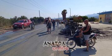 Ελέγξιμη χαρακτηρίζεται η κατάσταση στην πυρκαγιά στην Επισκοπή Ιεράπετρας