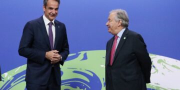 Μητσοτάκης: Συνάντηση με τον γενικό γραμματέα του ΟΗΕ στη Νέα Υόρκη